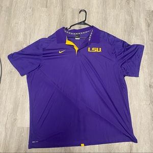 Nike 4XL XXXXL LSU Golf Polo Shirt